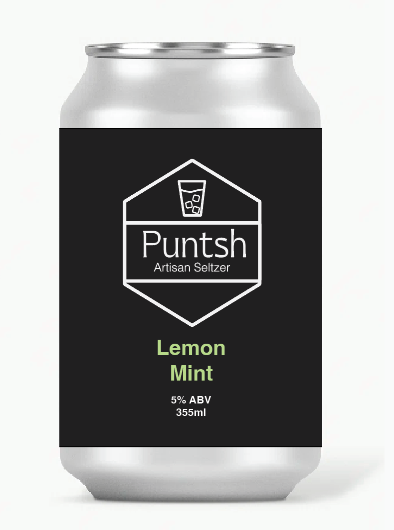 Puntsh Sweetened Hard Seltzer- Lemon Mint