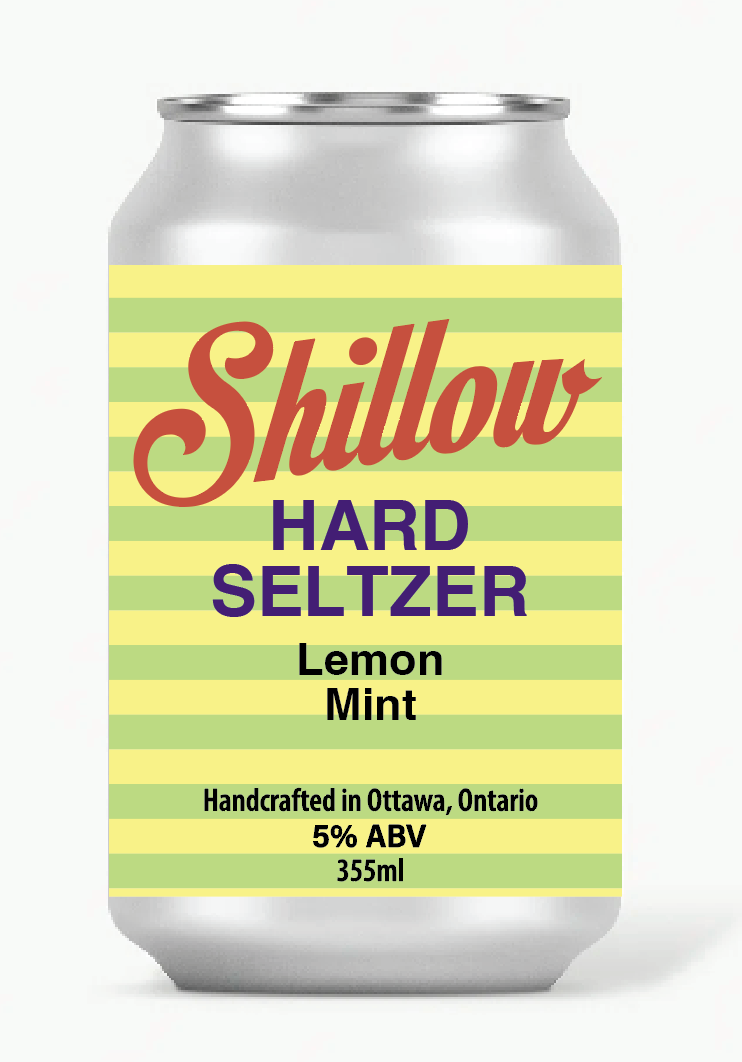 Shillow Dry Hard Seltzer- Lemon Mint